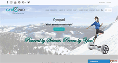 Desktop Screenshot of gyropad.com